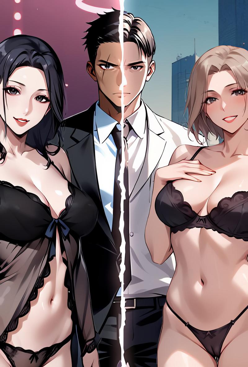 [韩国漫画] 黑道X上班族 剧情,巨乳大奶,全彩,职场