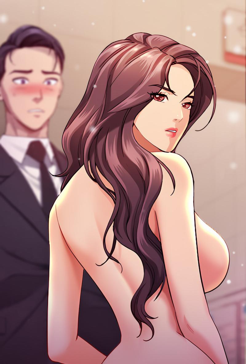 [韩国漫画] 贵妇的专属保镖 剧情,巨乳大奶,全彩,职场