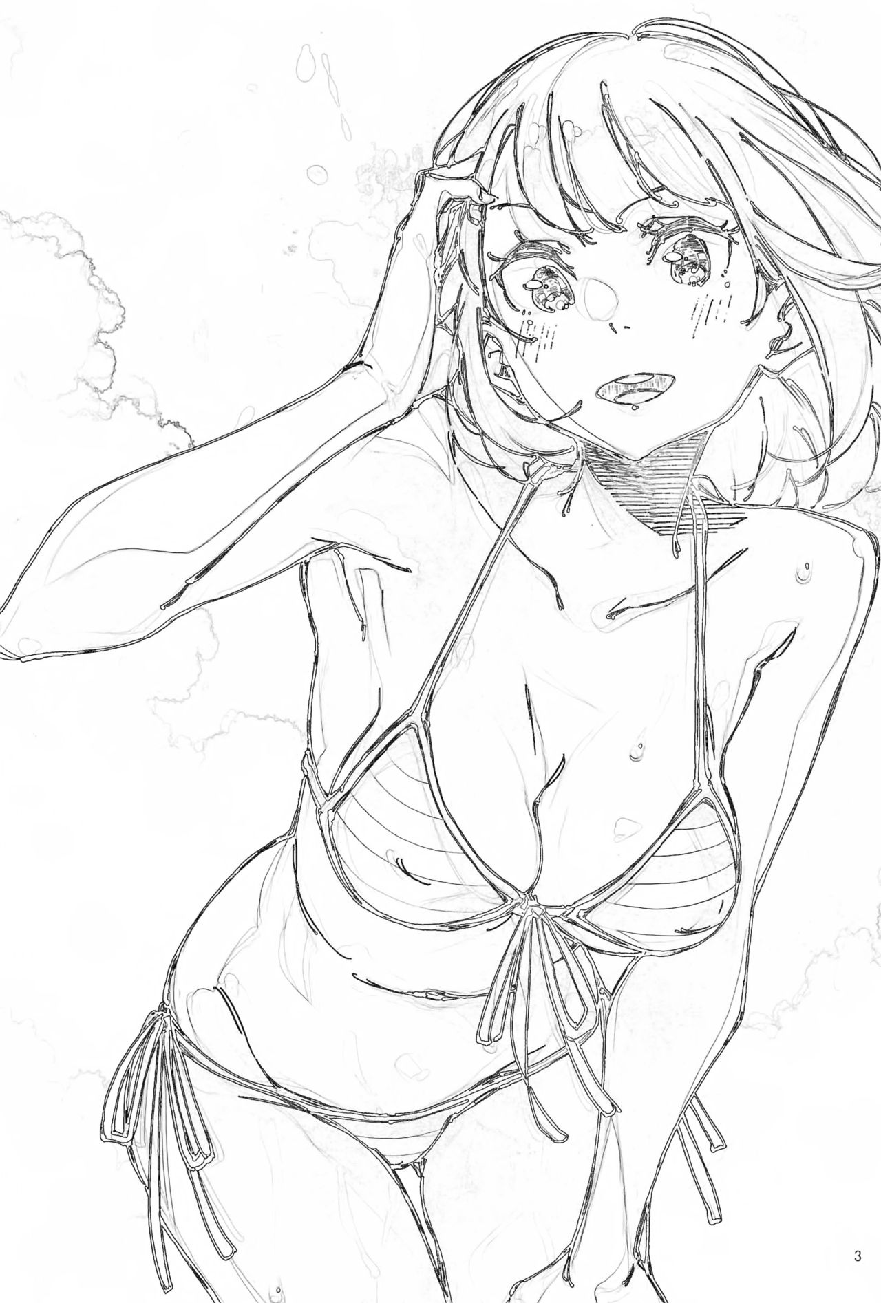 [日本漫画] (C94) [Hannama (Serere)] Yoiten Totte ne Watashi no Tame ni  单本,正太控,单女,单男,泳装#[18P]-2
