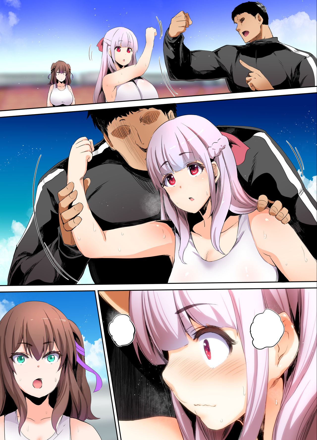 [日本漫画] 陸上部部長と副部長は俺の生オナホ!!!陽毬部長編 单本,巨乳大奶,高潮潮吹,女学生#[87P]-35