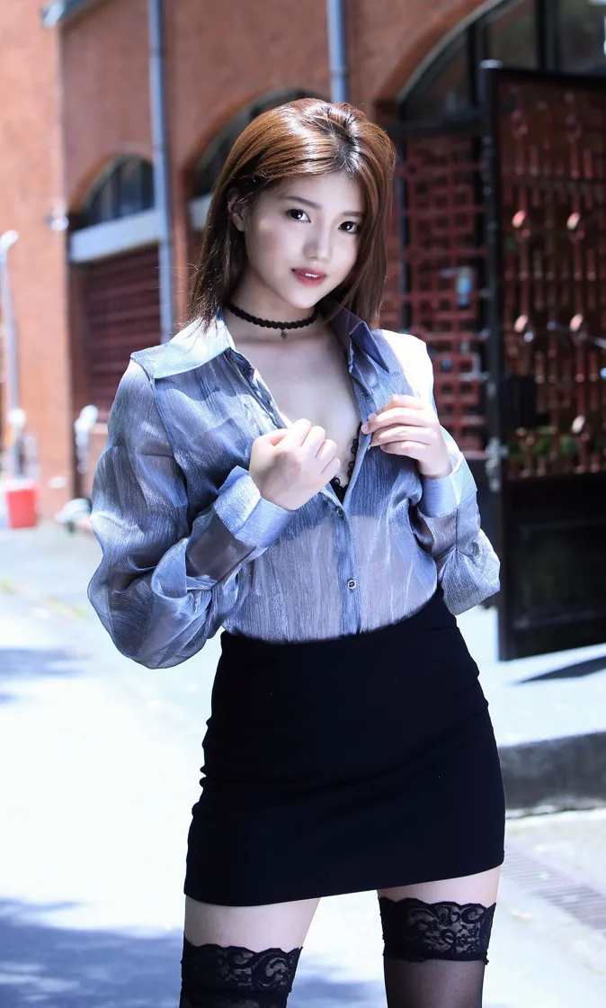 [爱美足] NO.142 陈怡霏 OL黑丝高跟美腿 街拍#[59P]-8