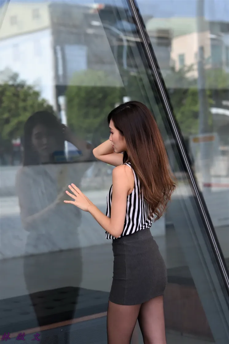 [爱美足] NO.137 张筠 OL黑丝高跟美腿 街拍#[47P]-6