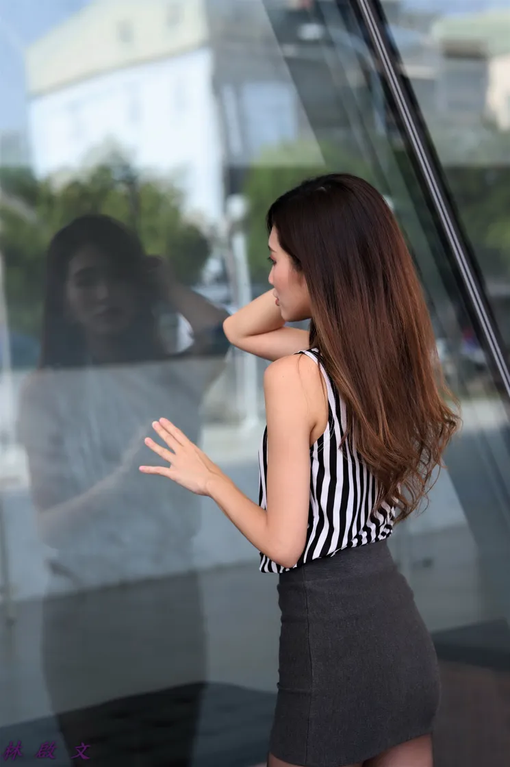 [爱美足] NO.137 张筠 OL黑丝高跟美腿 街拍#[47P]-7
