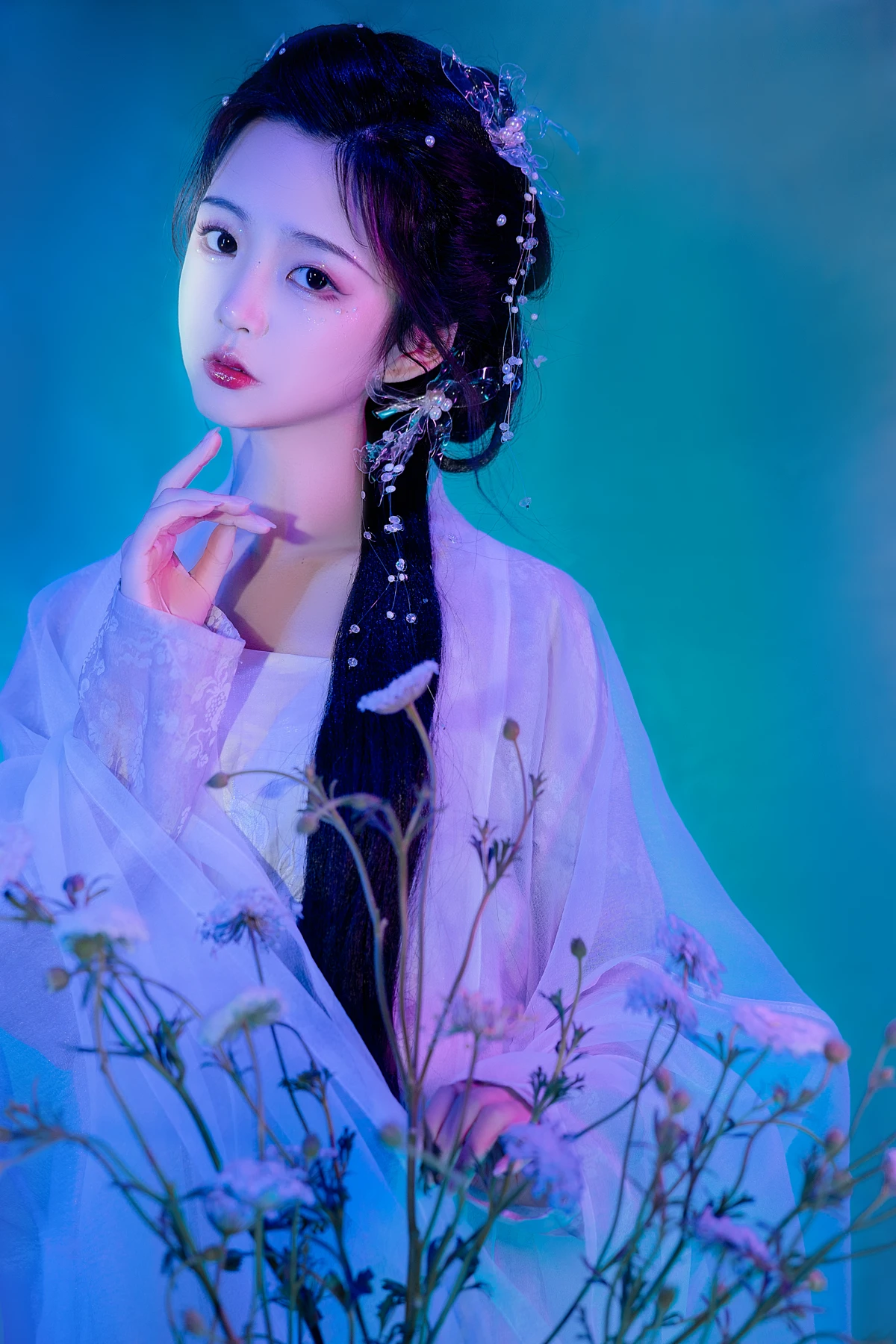 [艺图语] 2023.01.10 Vol.2885 – 她是那一抹蓝 怀里猫ovo#[23P]-6