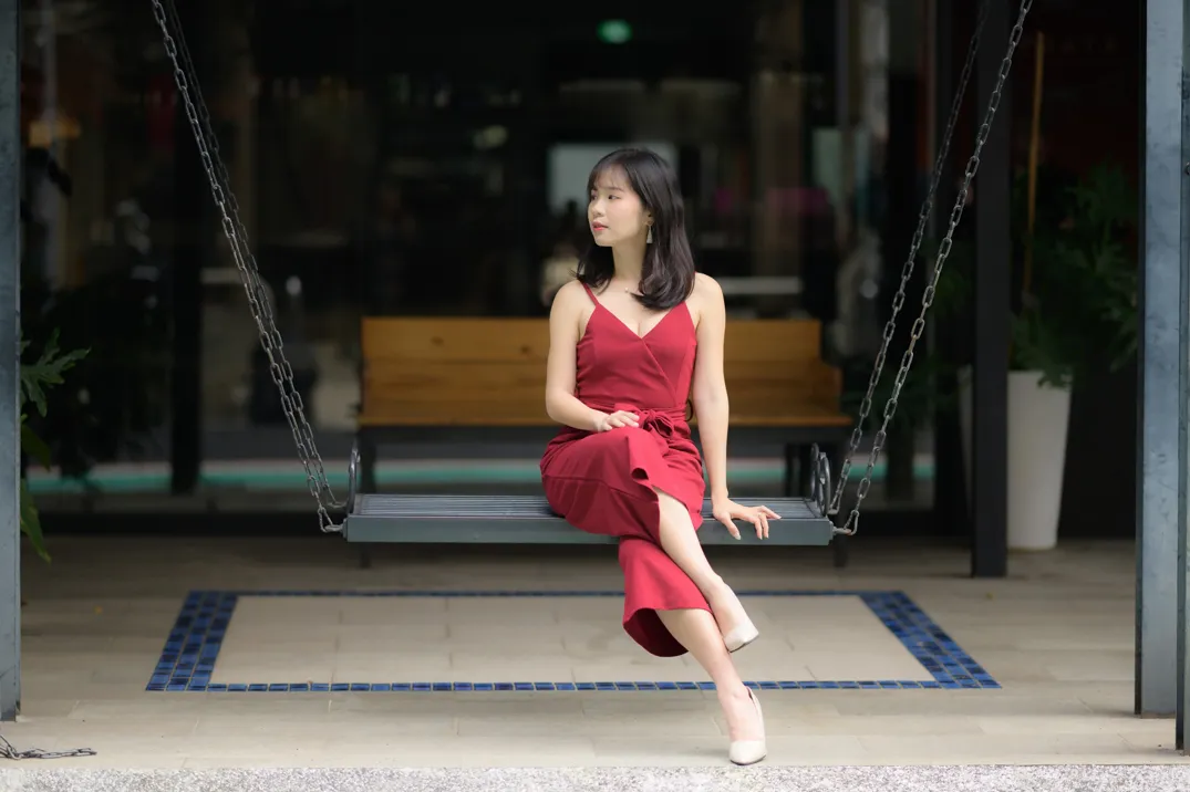 [爱美足] NO.217 YoYo 气质连衣长裤高跟 街拍#[105P]-1