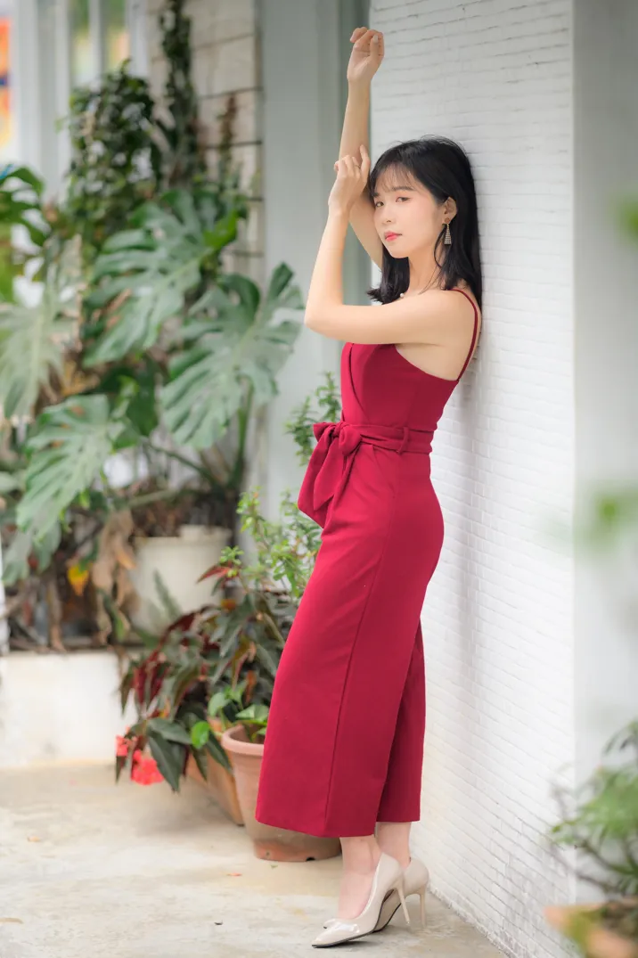 [爱美足] NO.217 YoYo 气质连衣长裤高跟 街拍#[105P]-1