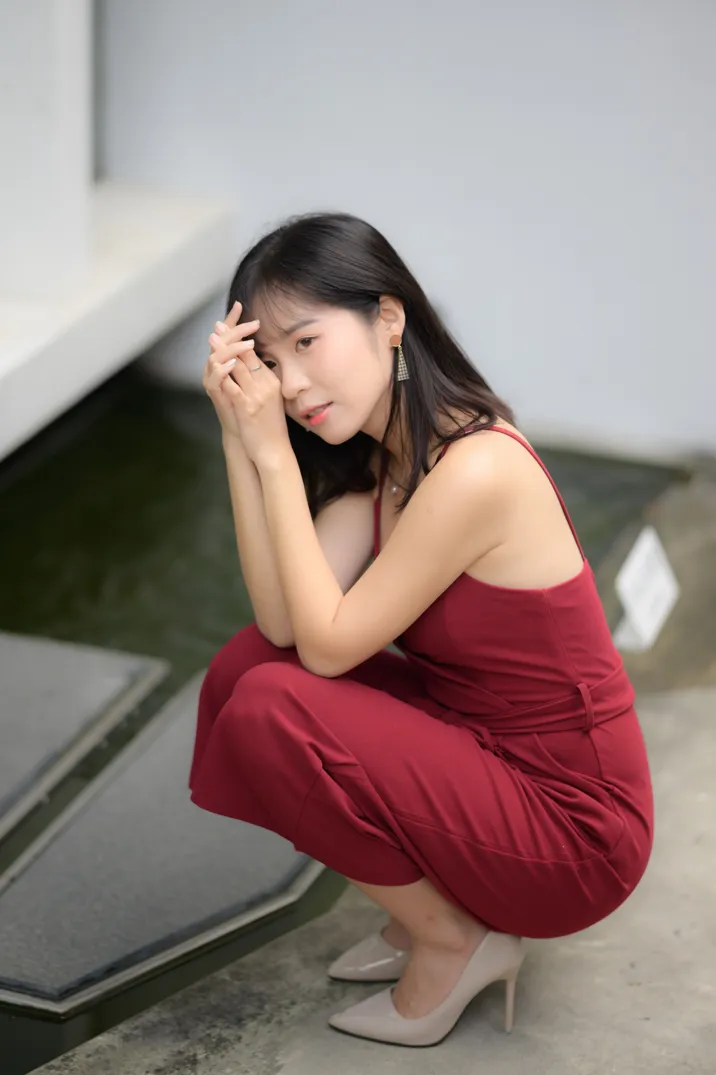 [爱美足] NO.217 YoYo 气质连衣长裤高跟 街拍#[105P]-8