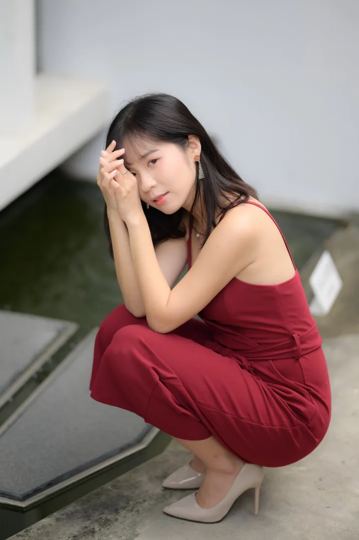 [爱美足] NO.217 YoYo 气质连衣长裤高跟 街拍#[105P]-9