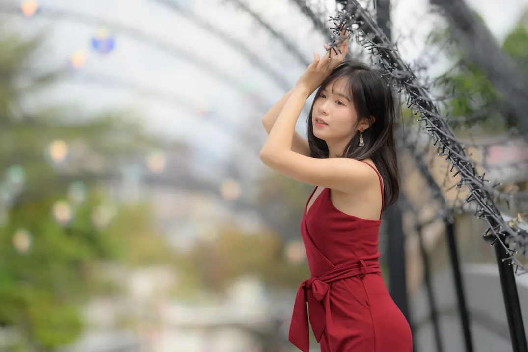 [爱美足] NO.217 YoYo 气质连衣长裤高跟 街拍#[105P]-1