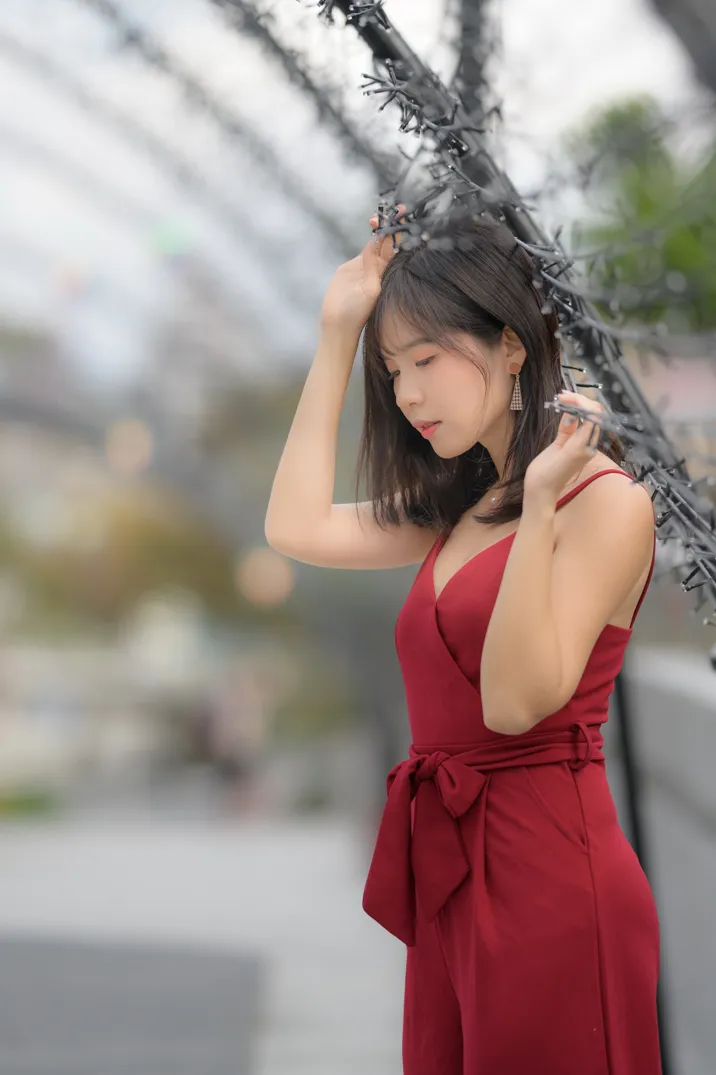 [爱美足] NO.217 YoYo 气质连衣长裤高跟 街拍#[105P]-6