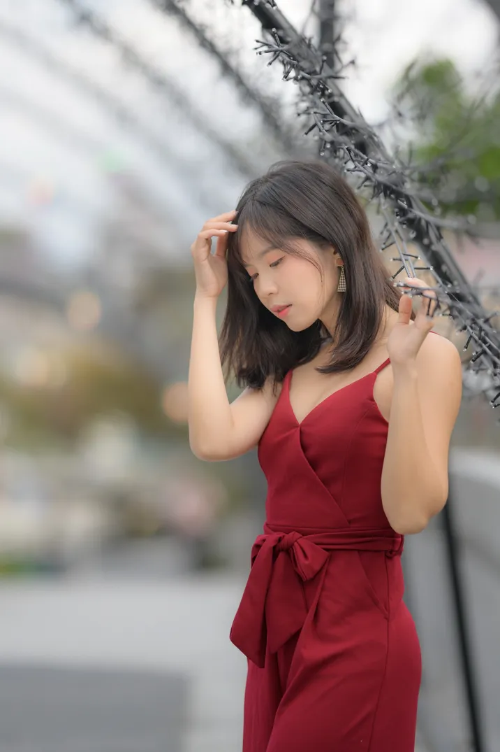 [爱美足] NO.217 YoYo 气质连衣长裤高跟 街拍#[105P]-7