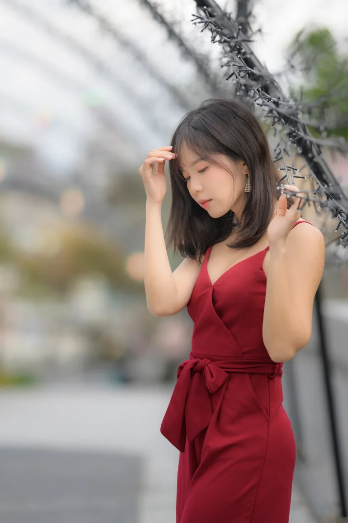 [爱美足] NO.217 YoYo 气质连衣长裤高跟 街拍#[105P]-8