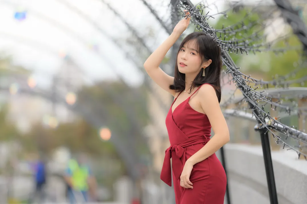 [爱美足] NO.217 YoYo 气质连衣长裤高跟 街拍#[105P]-4
