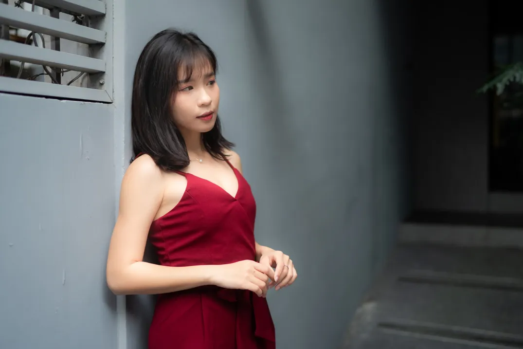 [爱美足] NO.217 YoYo 气质连衣长裤高跟 街拍#[105P]-6
