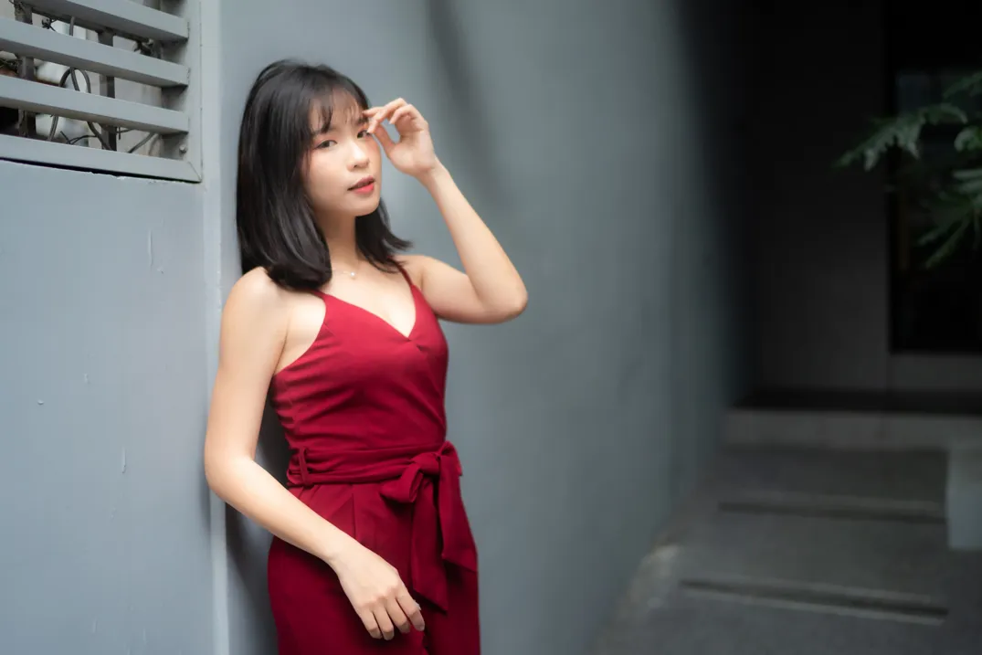 [爱美足] NO.217 YoYo 气质连衣长裤高跟 街拍#[105P]-7