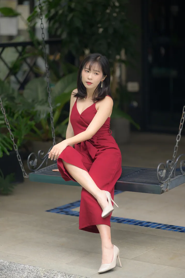 [爱美足] NO.217 YoYo 气质连衣长裤高跟 街拍#[105P]-6