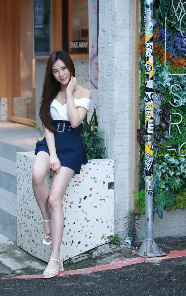 [爱美足] NO.102 陳俐璇 短裙涼高美腿 街拍#[65P]-1