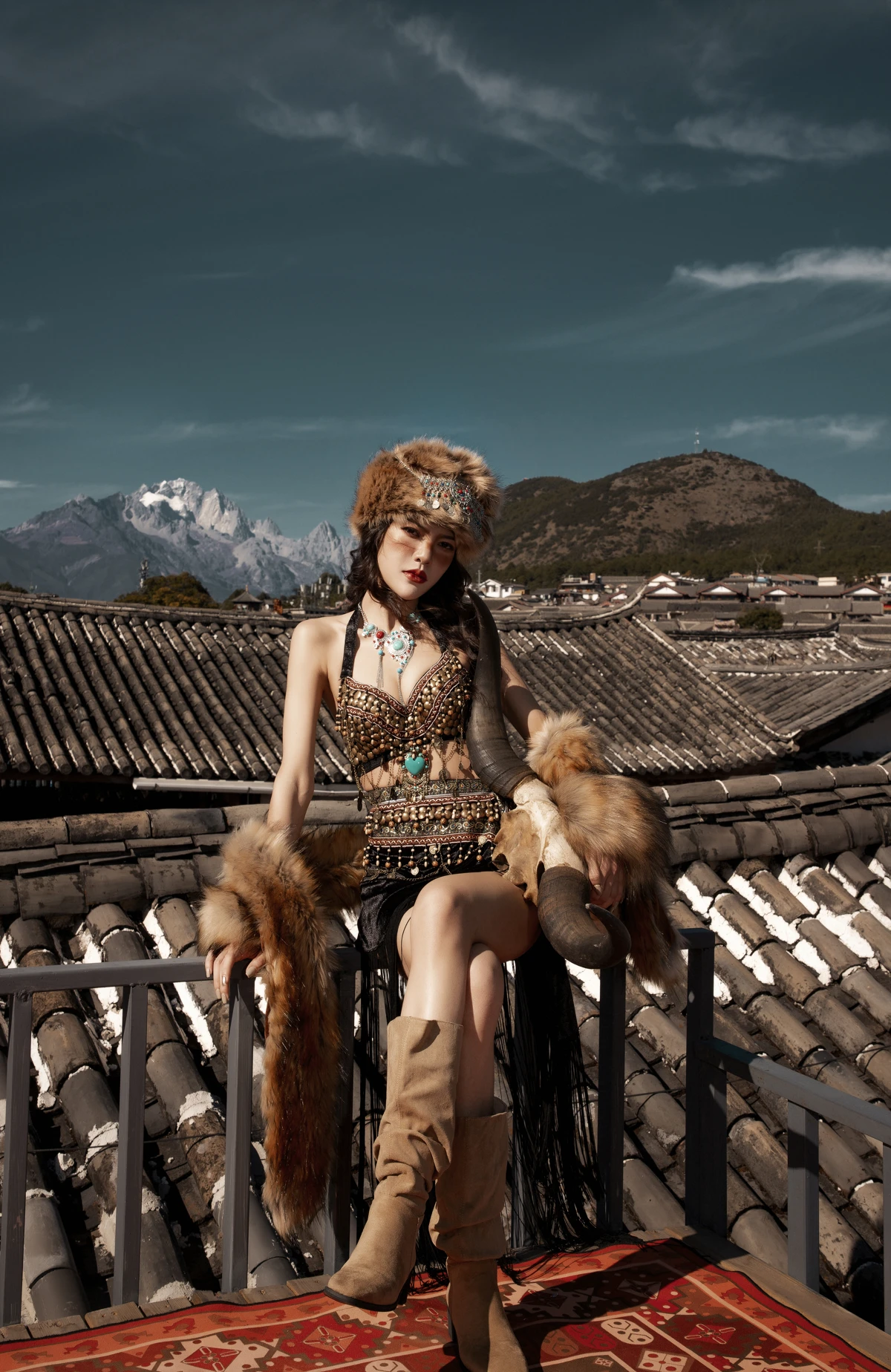 [艺图语] 2022.12.17 Vol.2697 – 部落公主 戴戴#[25P]-4