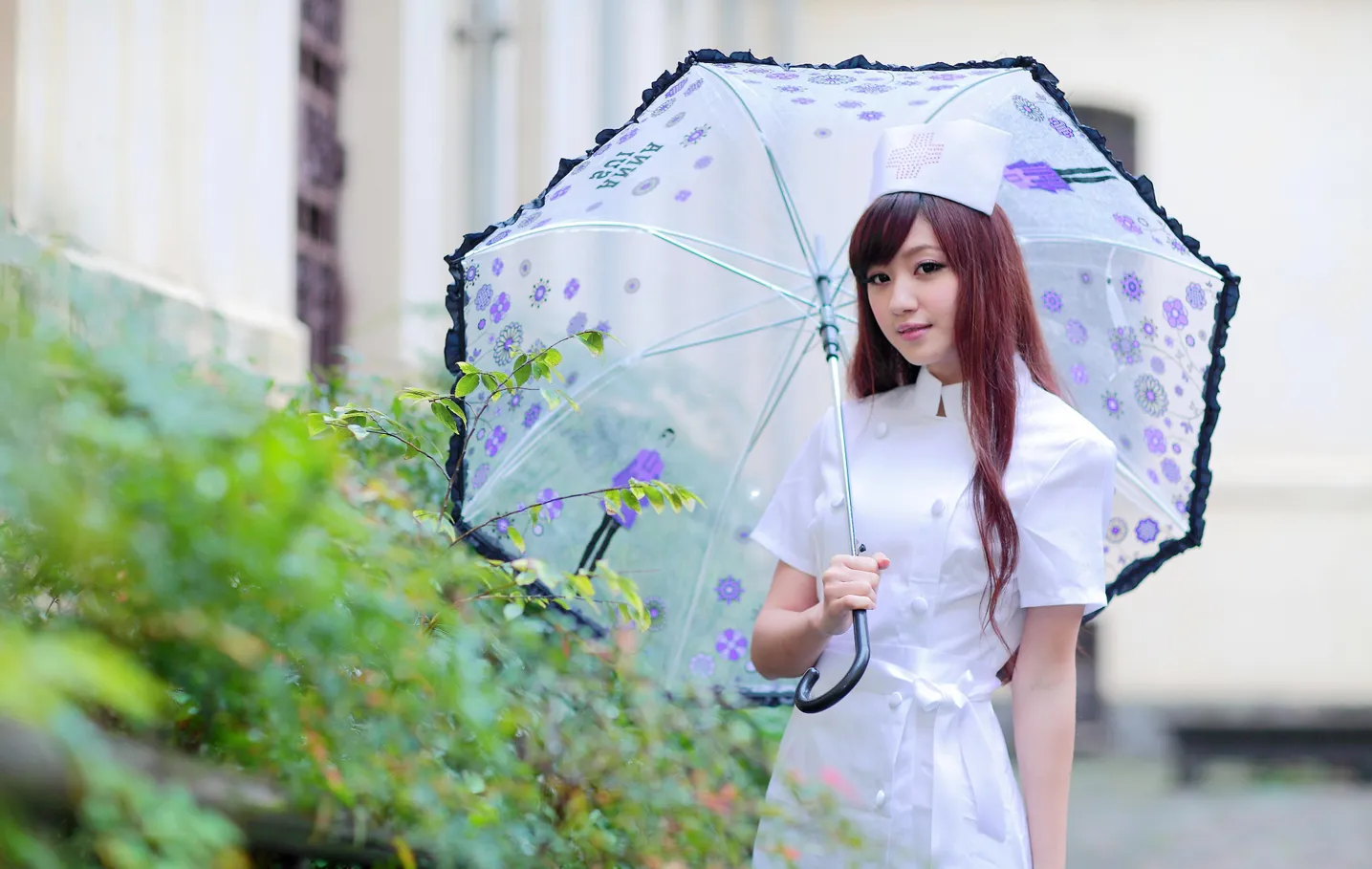 [爱美足] NO.204 小雅 护士服丝袜高跟美腿 街拍#[70P]-2