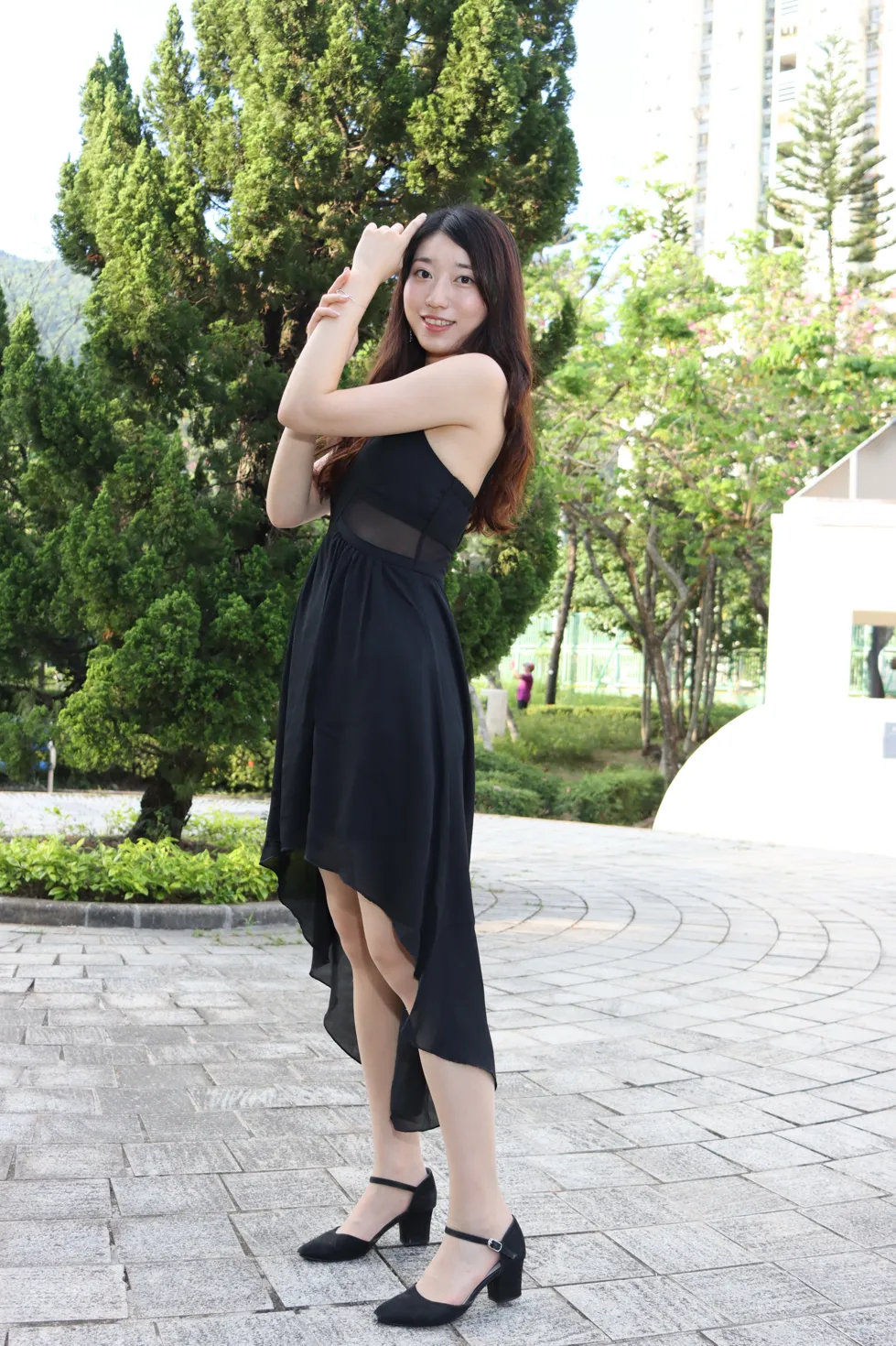 [爱美足] NO.106 吴小葵 公园黑色长裙 街拍#[61P]-2