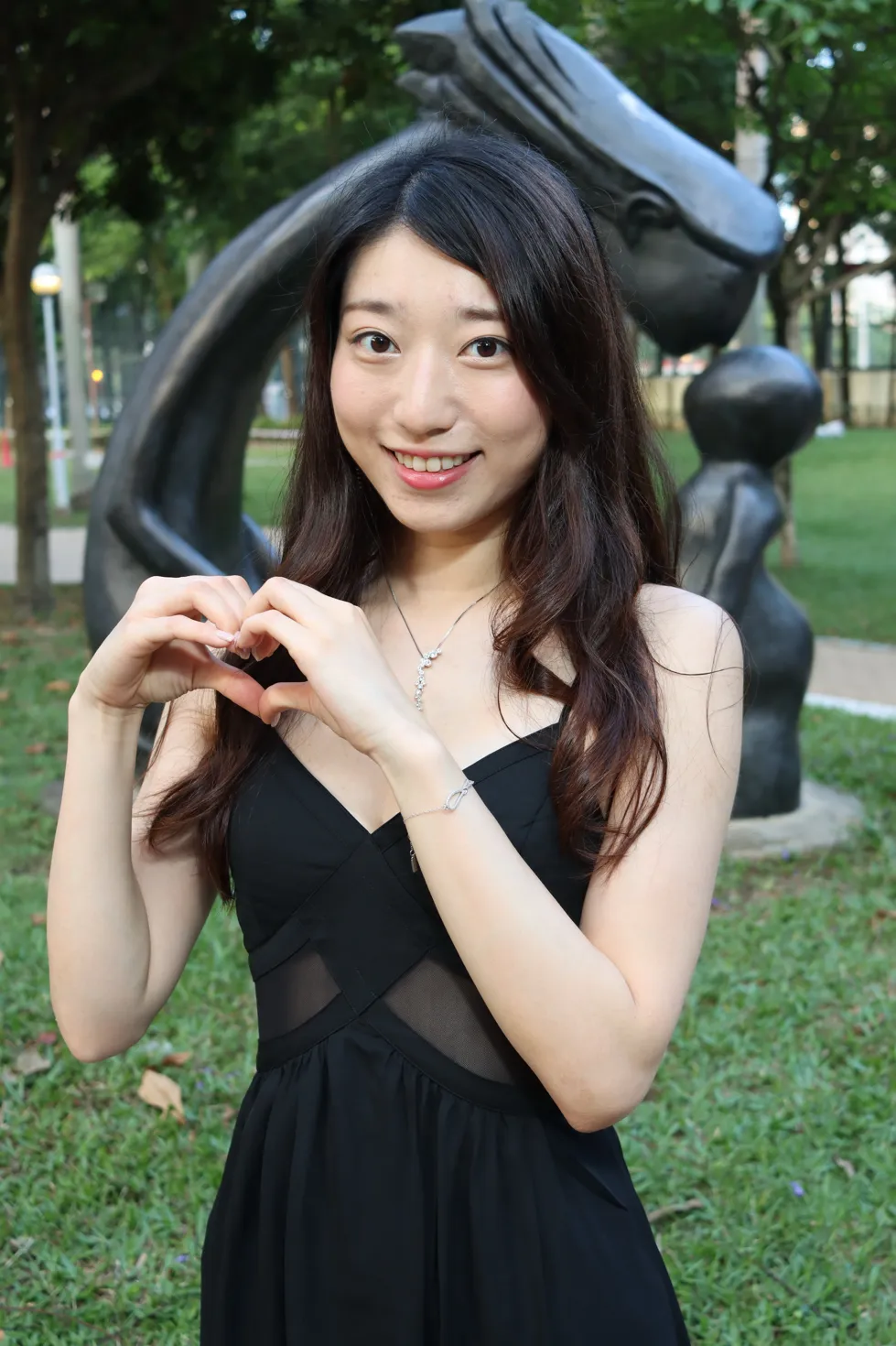 [爱美足] NO.106 吴小葵 公园黑色长裙 街拍#[61P]-4