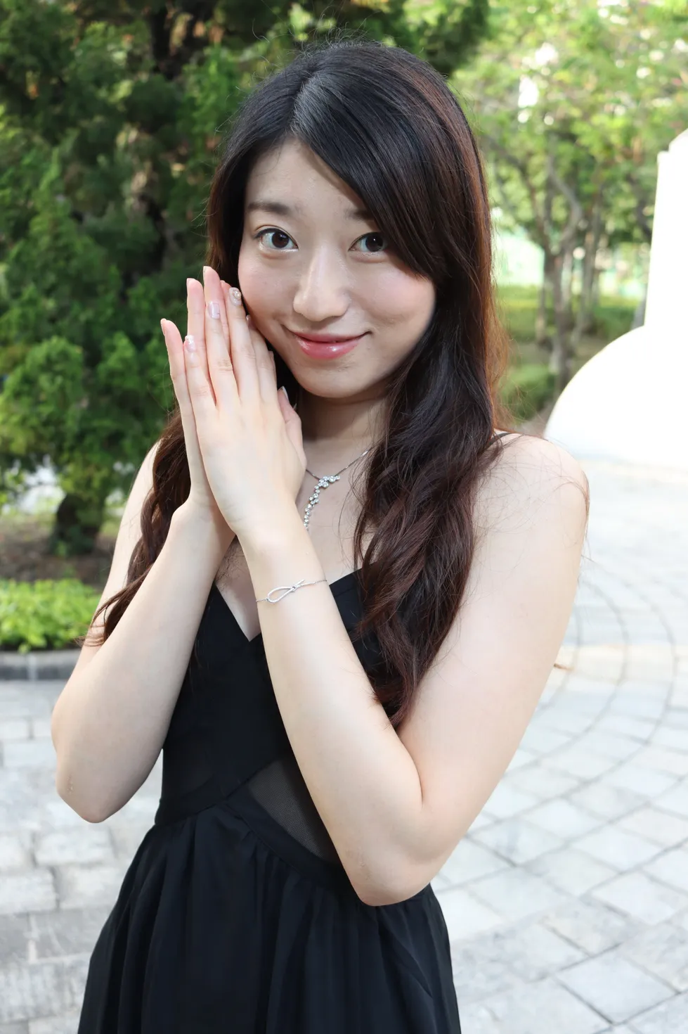 [爱美足] NO.106 吴小葵 公园黑色长裙 街拍#[61P]-8