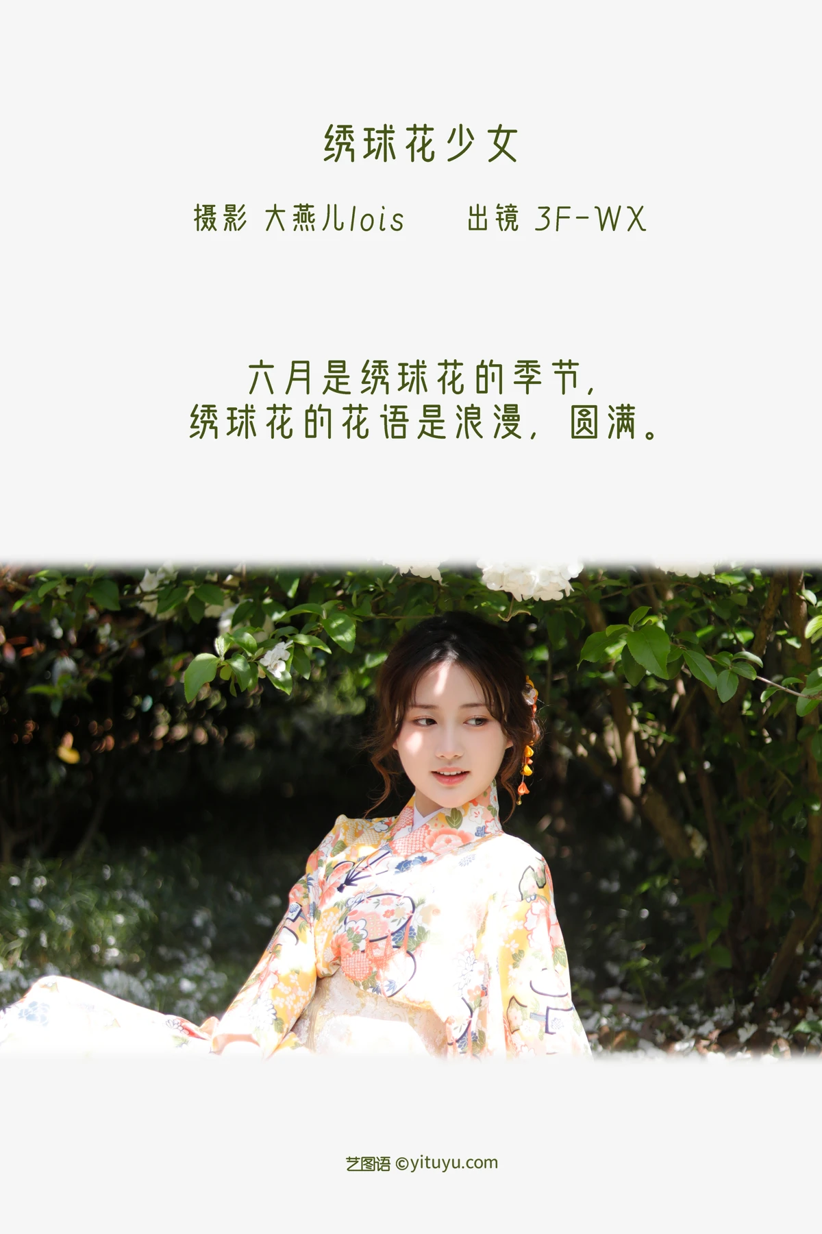 [艺图语] 2022.12.19 Vol.2716 – 绣球花少女 3FWX#[24P]-2