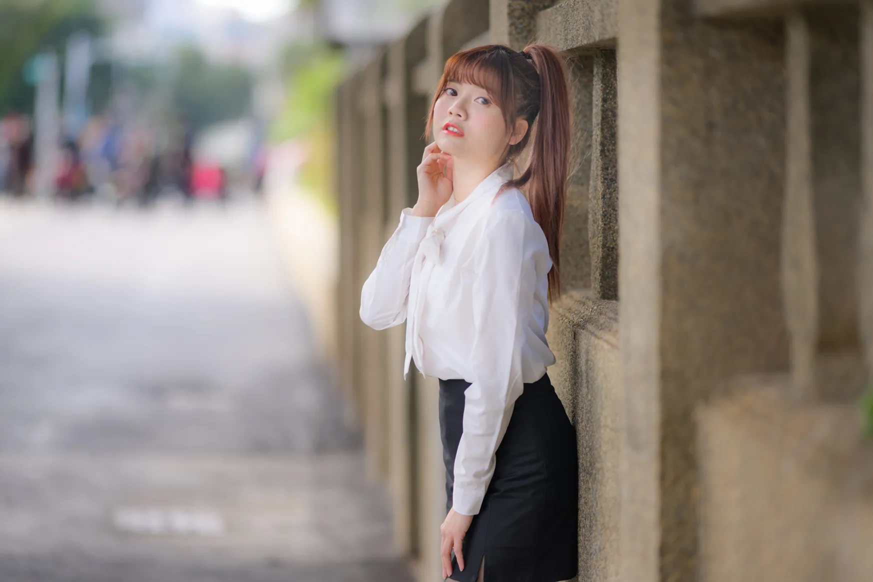 [爱美足] NO.237 OL黑丝制服高跟 街拍#[105P]-10