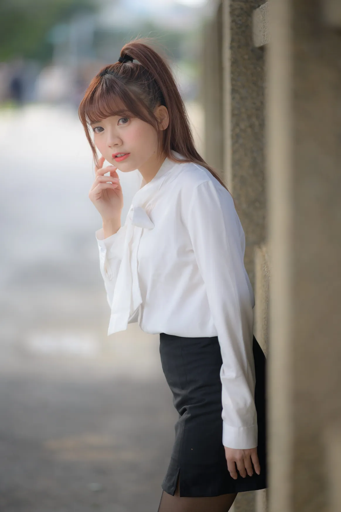 [爱美足] NO.237 OL黑丝制服高跟 街拍#[105P]-1