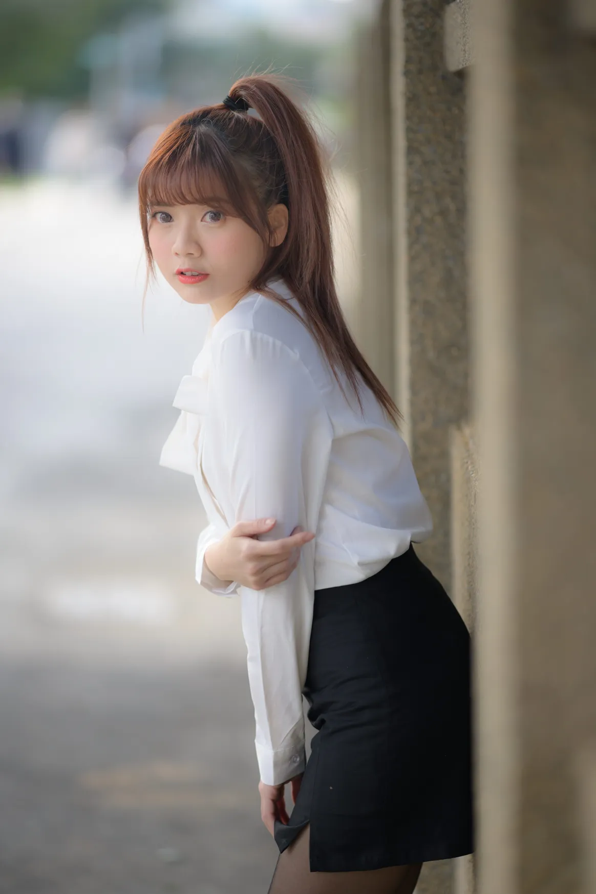 [爱美足] NO.237 OL黑丝制服高跟 街拍#[105P]-2