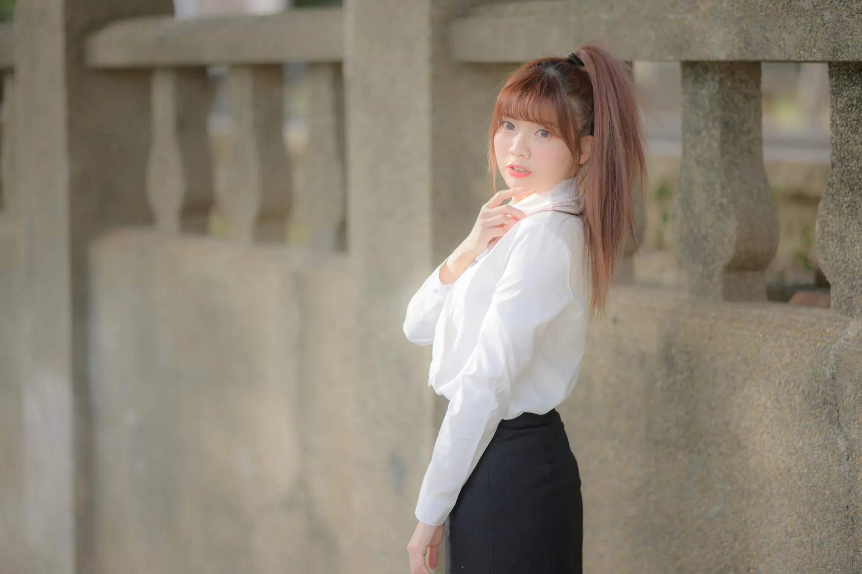 [爱美足] NO.237 OL黑丝制服高跟 街拍#[105P]-7
