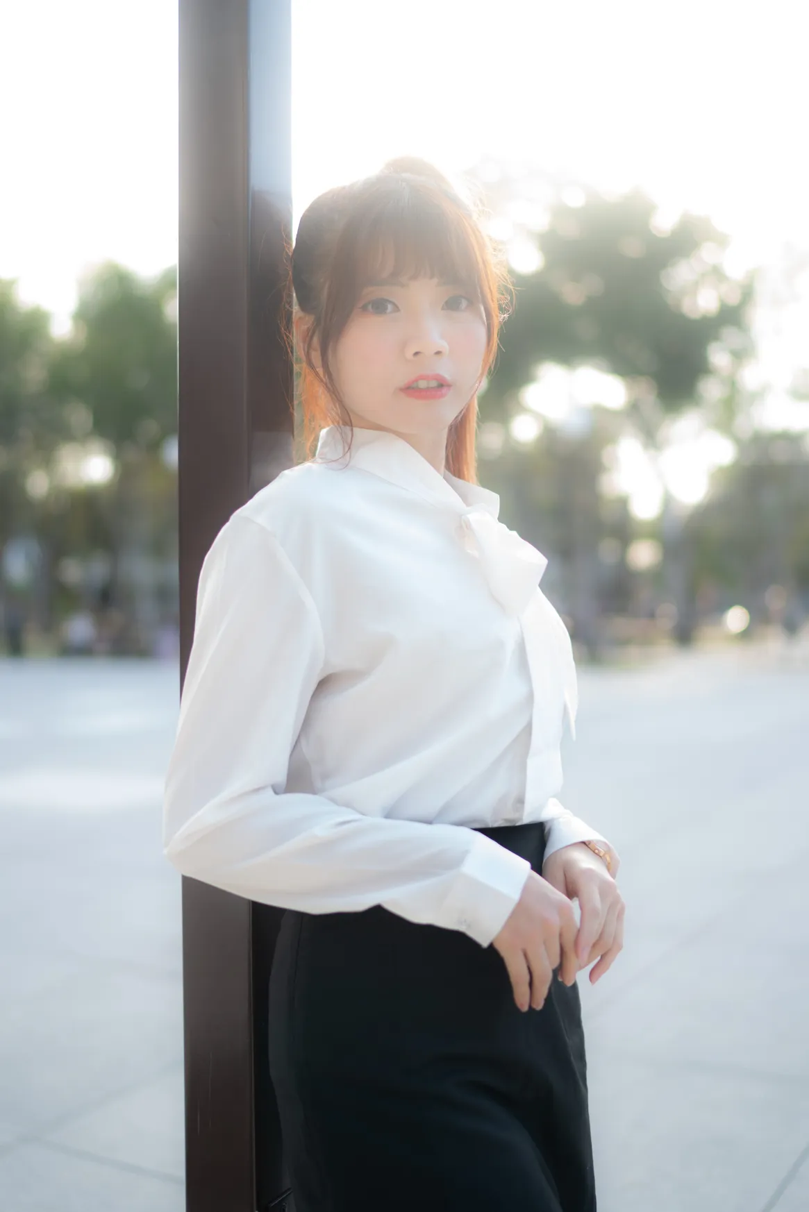 [爱美足] NO.237 OL黑丝制服高跟 街拍#[105P]-8