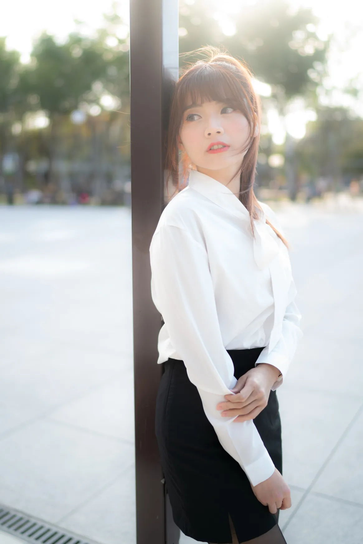 [爱美足] NO.237 OL黑丝制服高跟 街拍#[105P]-1
