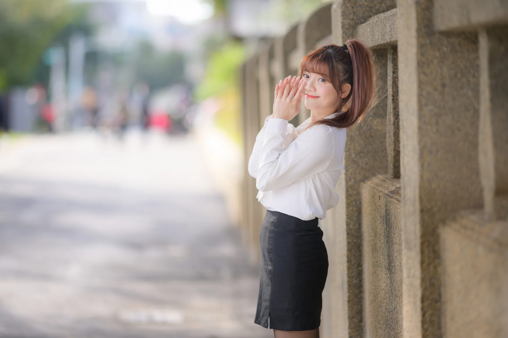 [爱美足] NO.237 OL黑丝制服高跟 街拍#[105P]-7