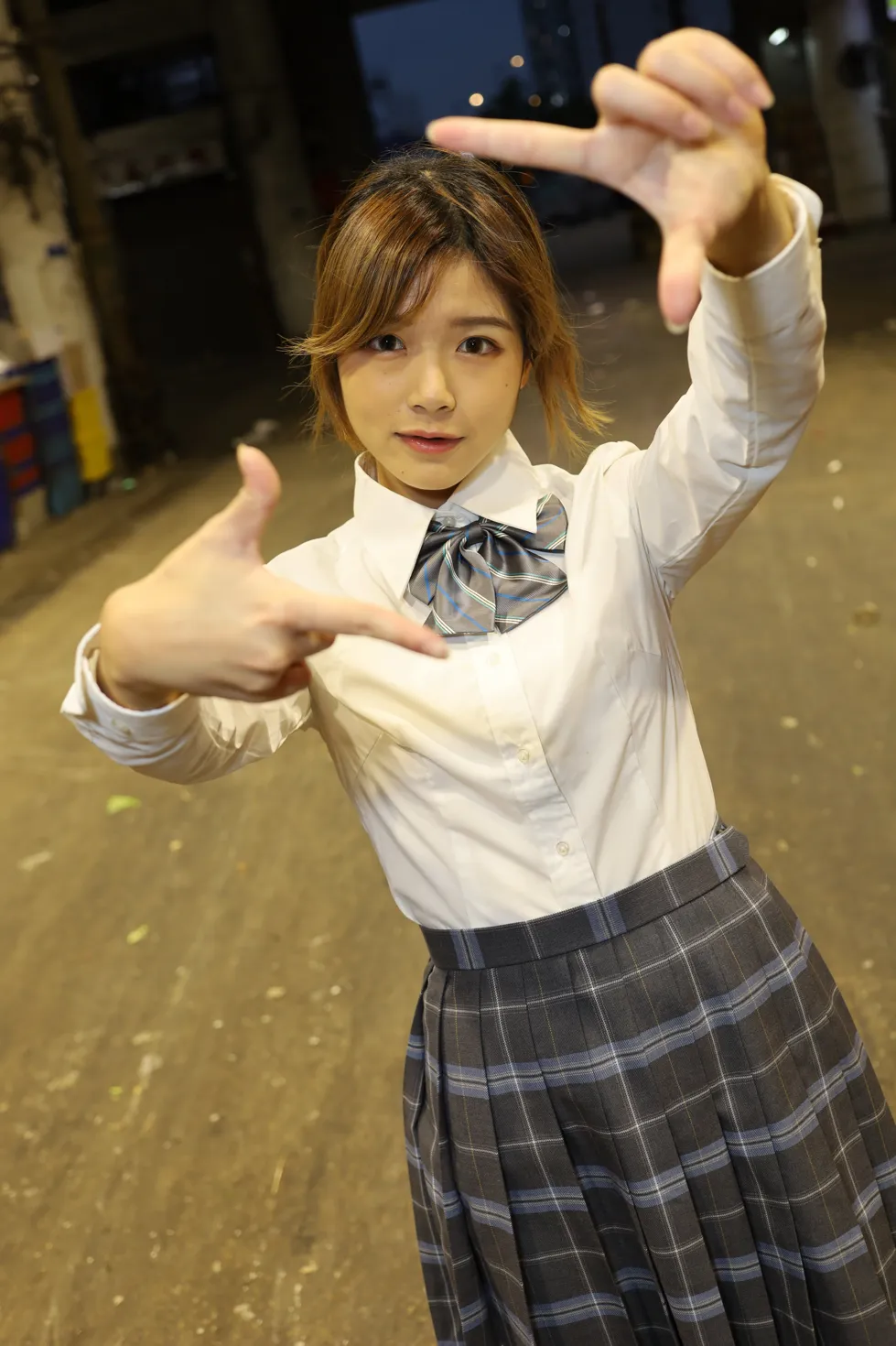 [爱美足] NO.144 Kandi 学生制服美腿 街拍#[105P]-2