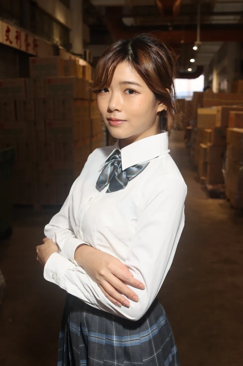 [爱美足] NO.144 Kandi 学生制服美腿 街拍#[105P]-6