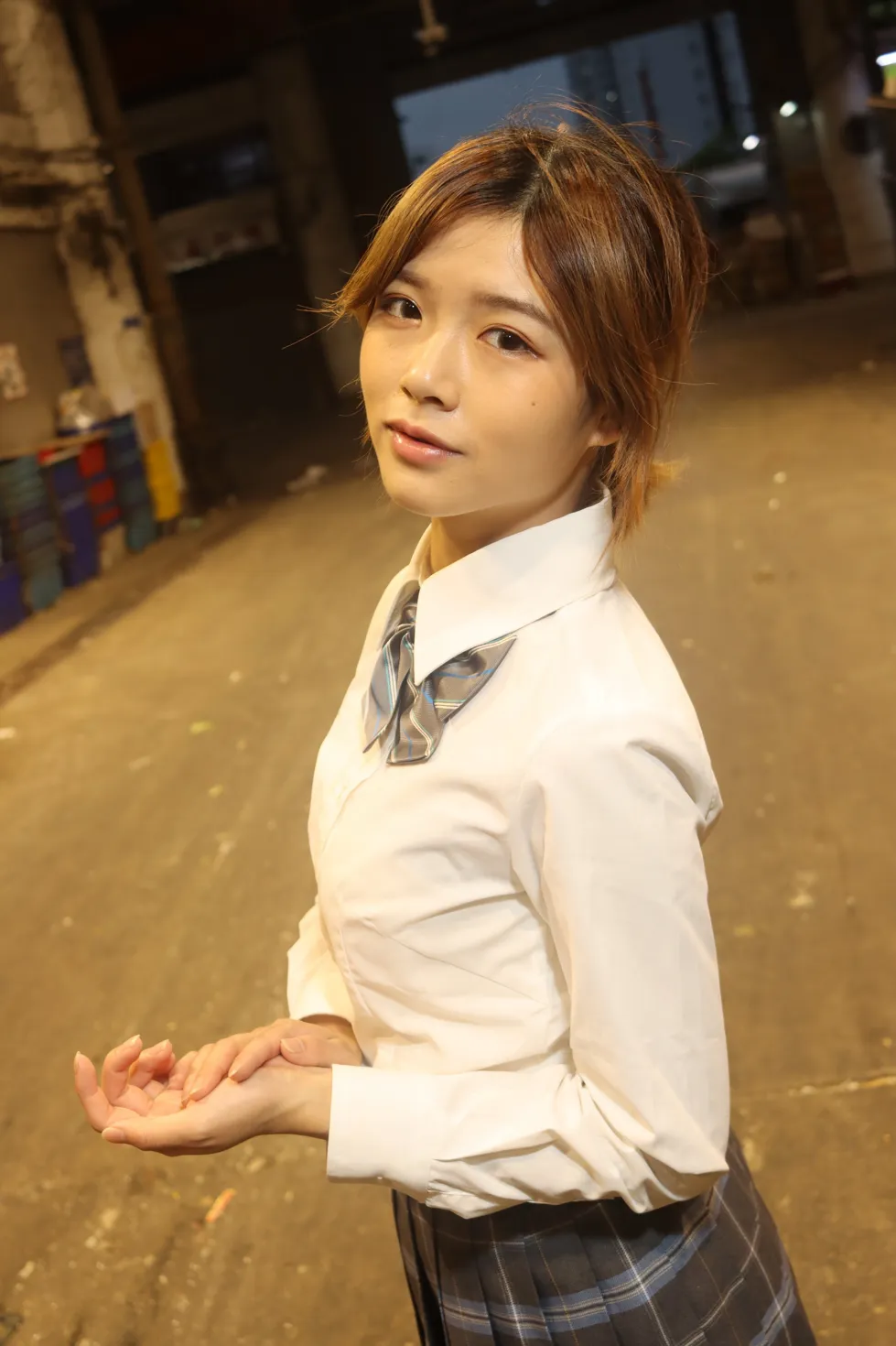 [爱美足] NO.144 Kandi 学生制服美腿 街拍#[105P]-3