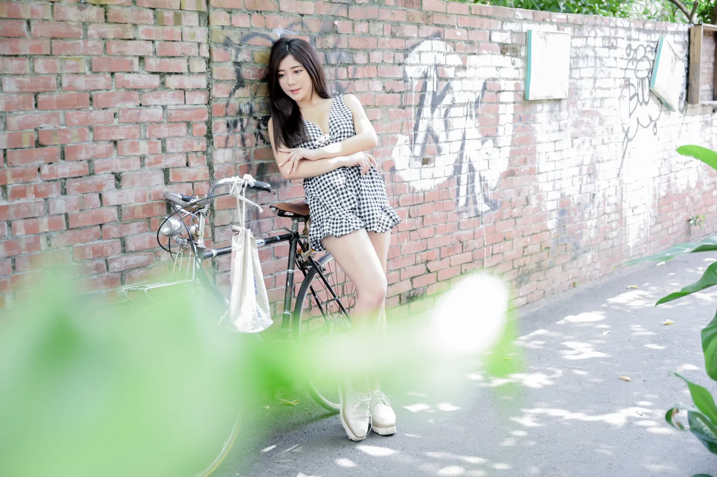 [爱美足] NO.214 乐乐 休闲布鞋美腿 街拍#[95P]-5