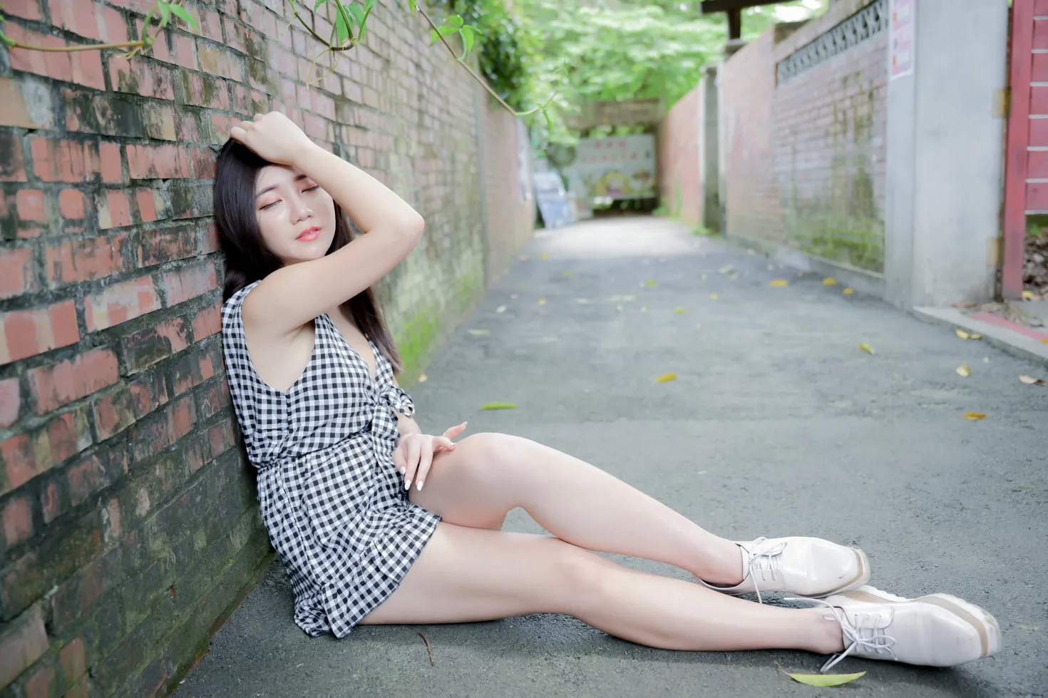 [爱美足] NO.214 乐乐 休闲布鞋美腿 街拍#[95P]-7