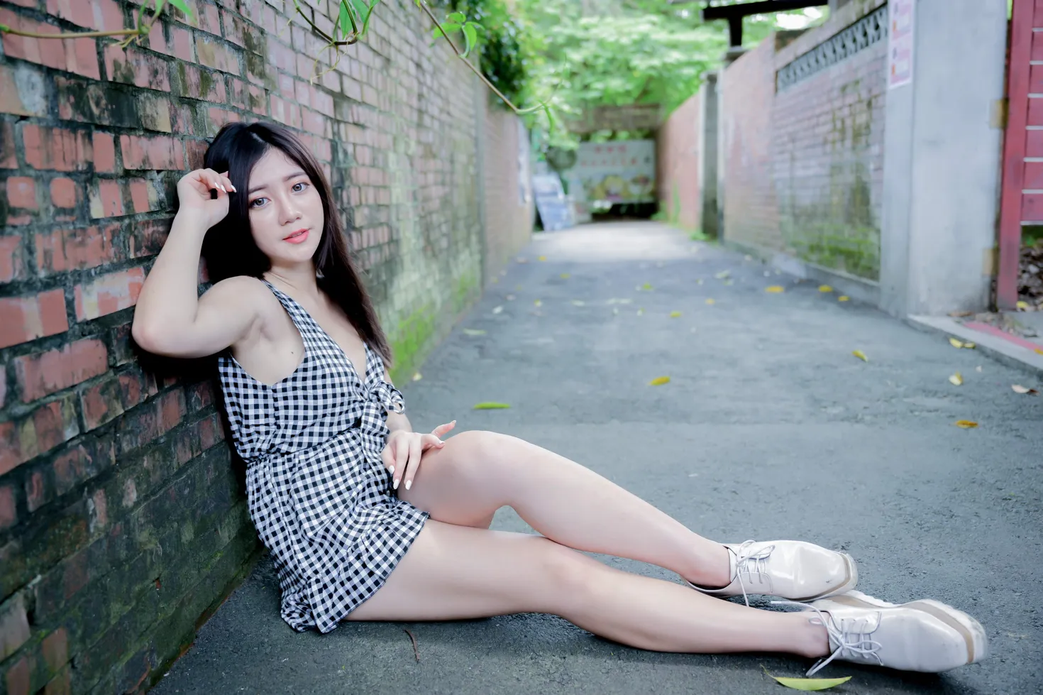 [爱美足] NO.214 乐乐 休闲布鞋美腿 街拍#[95P]-8