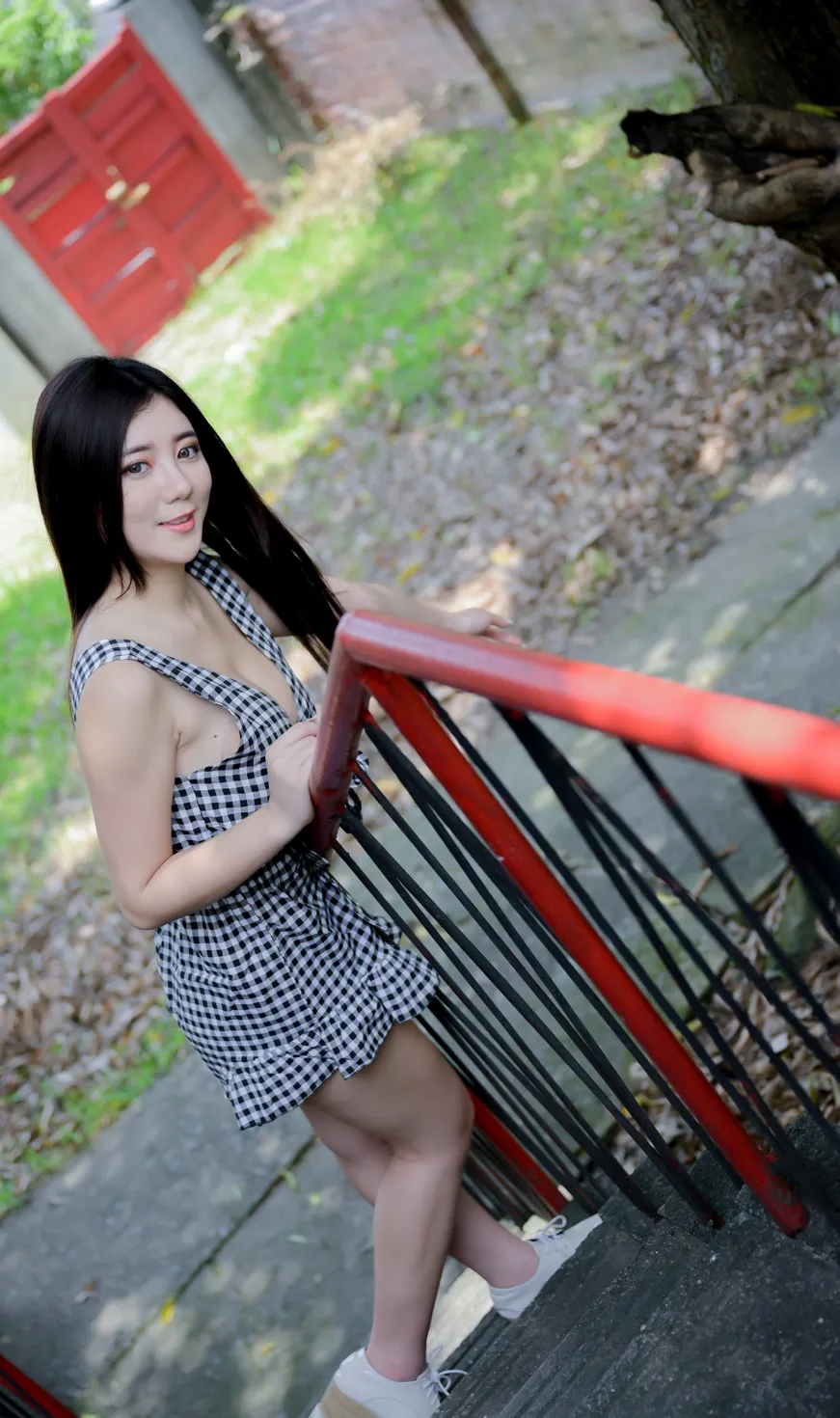 [爱美足] NO.214 乐乐 休闲布鞋美腿 街拍#[95P]-5