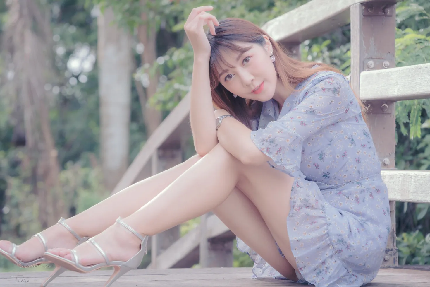 [爱美足] NO.197 彭璇 连衣短裙涼高美腿 街拍#[58P]-2