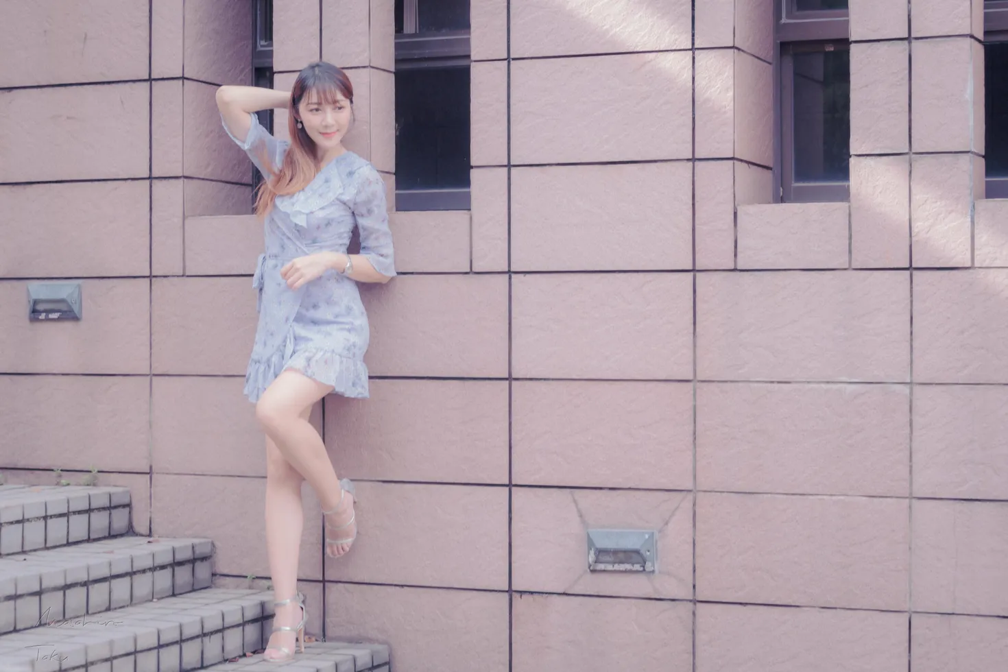 [爱美足] NO.197 彭璇 连衣短裙涼高美腿 街拍#[58P]-7