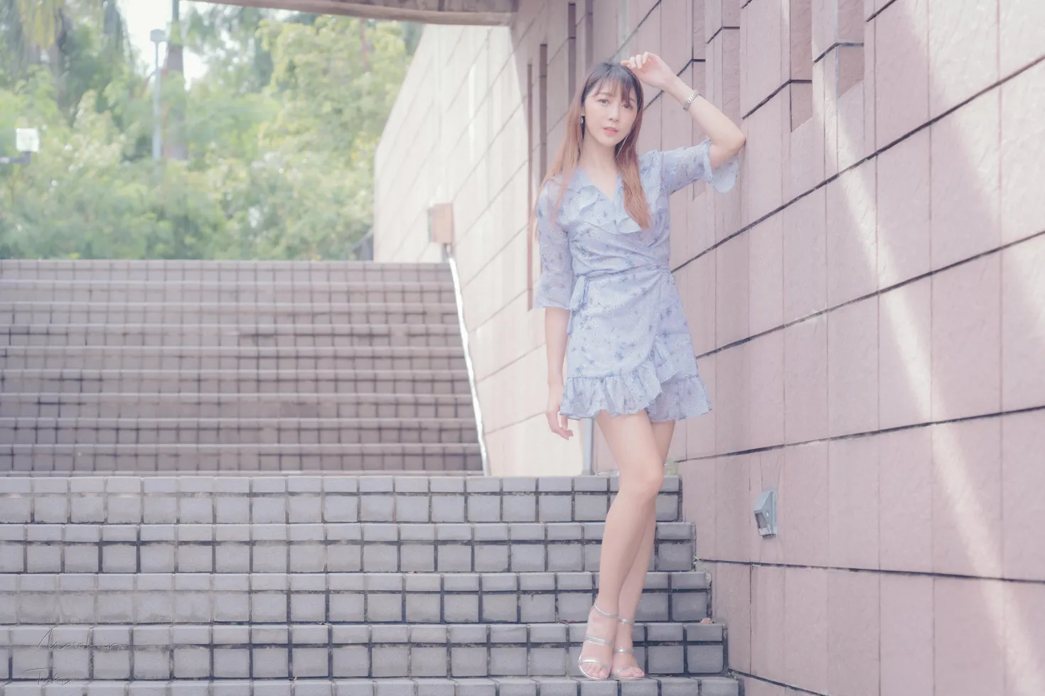 [爱美足] NO.197 彭璇 连衣短裙涼高美腿 街拍#[58P]-2