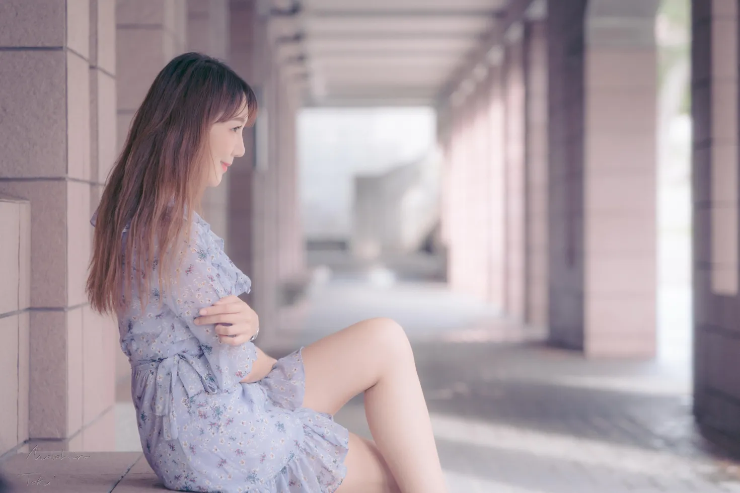 [爱美足] NO.197 彭璇 连衣短裙涼高美腿 街拍#[58P]-1