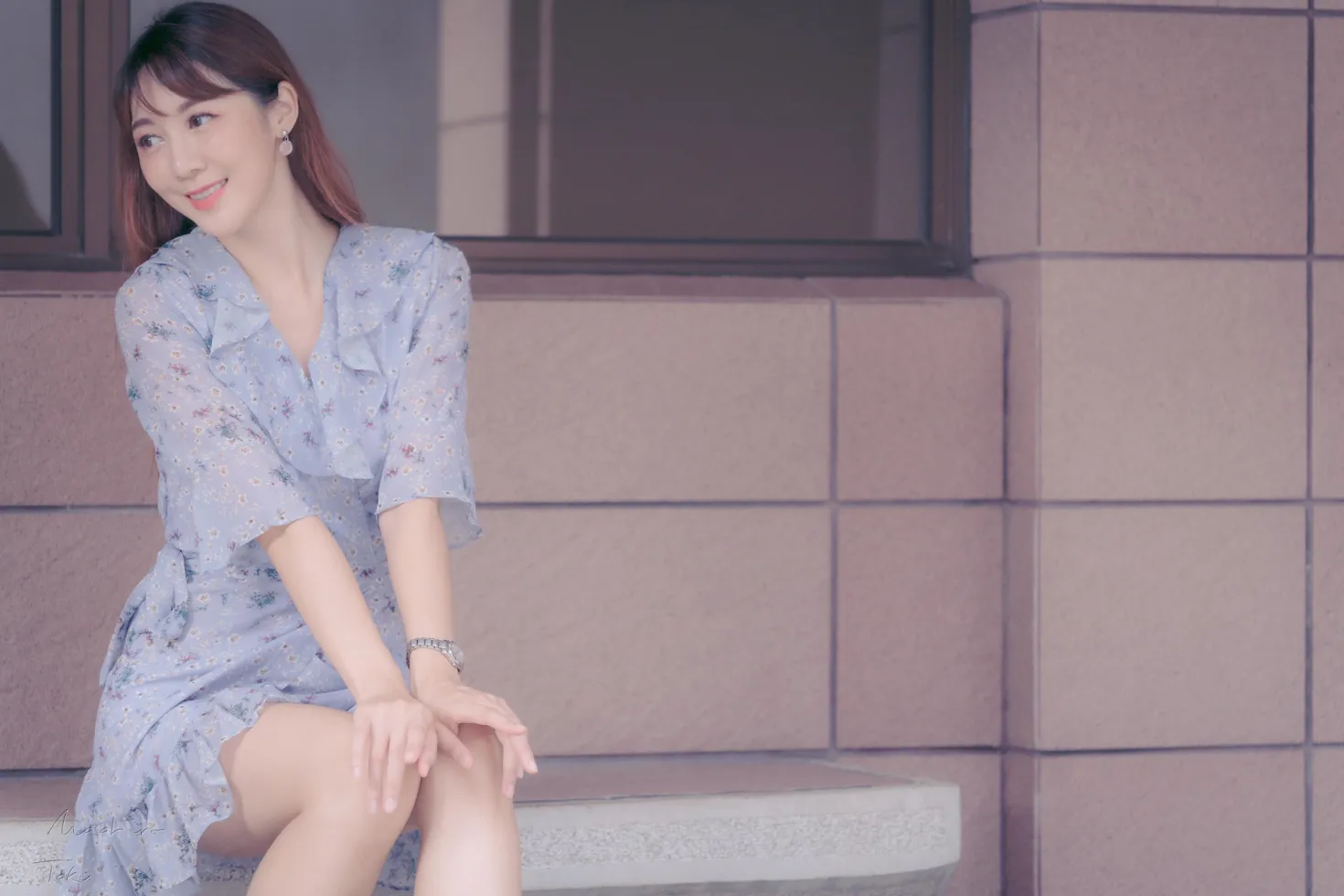 [爱美足] NO.197 彭璇 连衣短裙涼高美腿 街拍#[58P]-3
