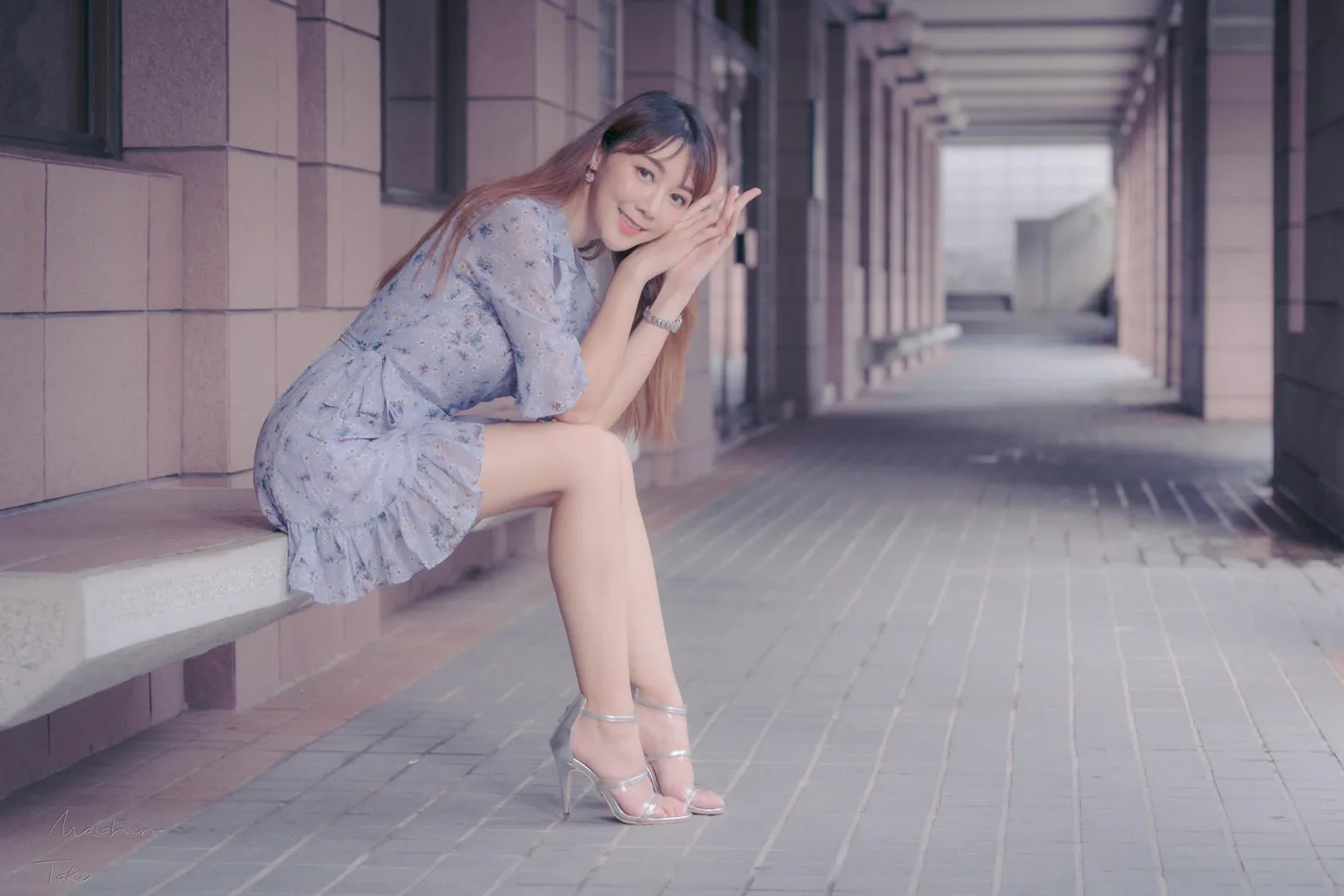 [爱美足] NO.197 彭璇 连衣短裙涼高美腿 街拍#[58P]-6