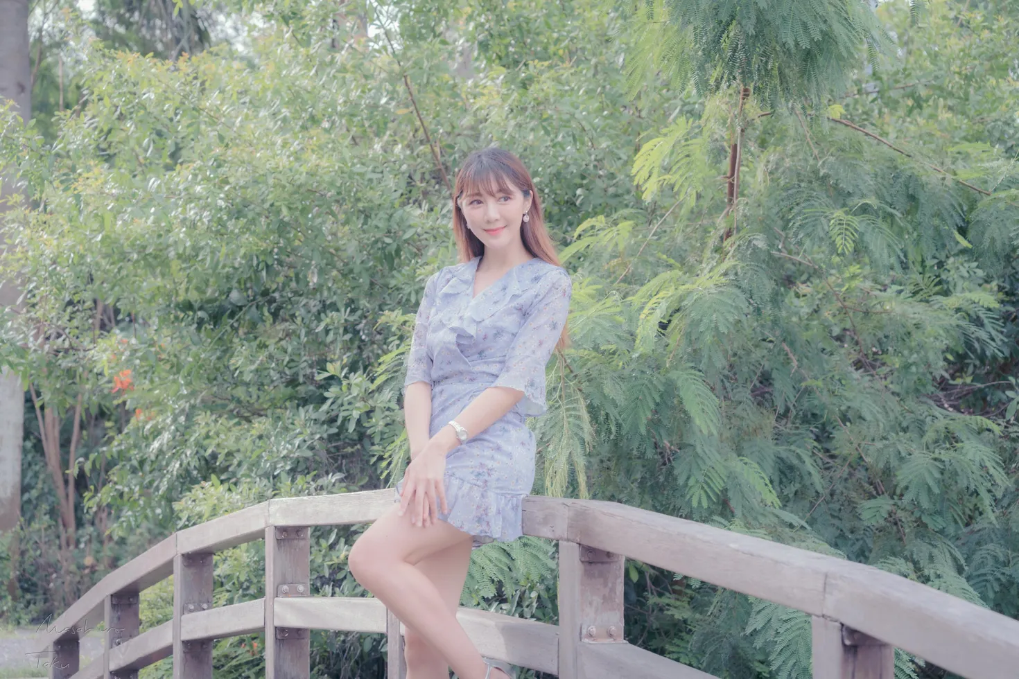 [爱美足] NO.197 彭璇 连衣短裙涼高美腿 街拍#[58P]-8
