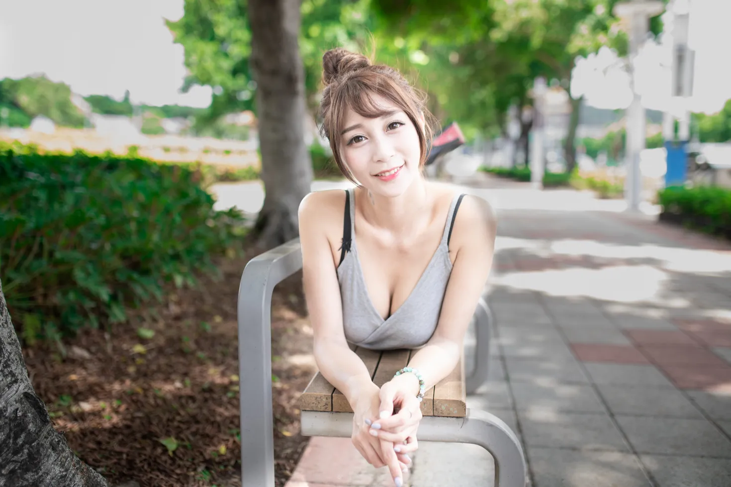 [爱美足] NO.179 陈奕洁 连衣短裙高跟美腿 街拍#[35P]-4