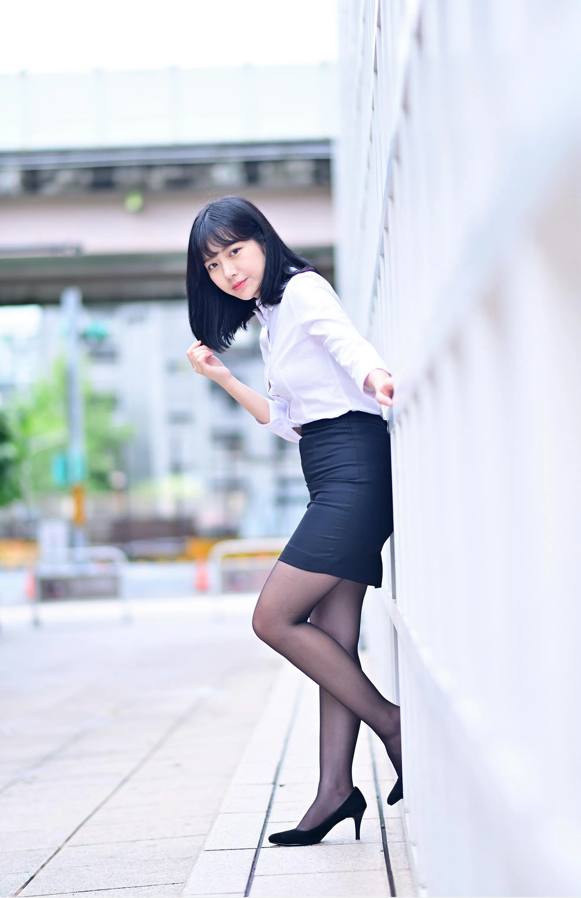 [爱美足] NO.147 塔塔酱 OL黑丝美腿 街拍#[53P]-1